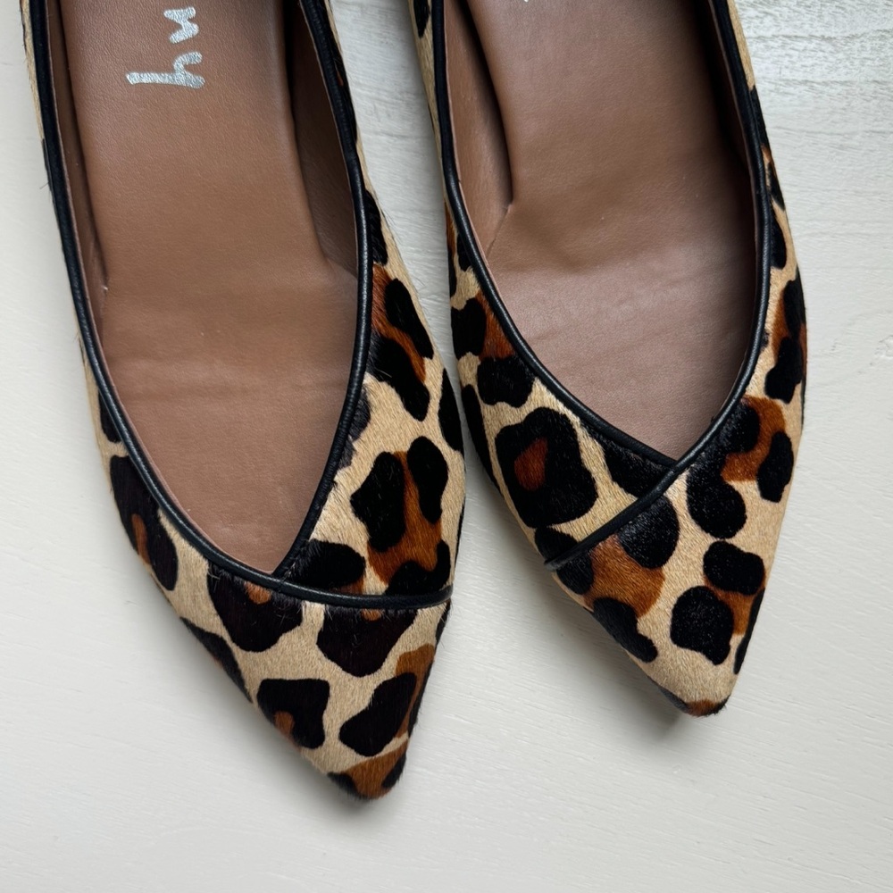 French Sole/NY Peppy Animal Print Calf Hair Flats - Picture 6 of 16